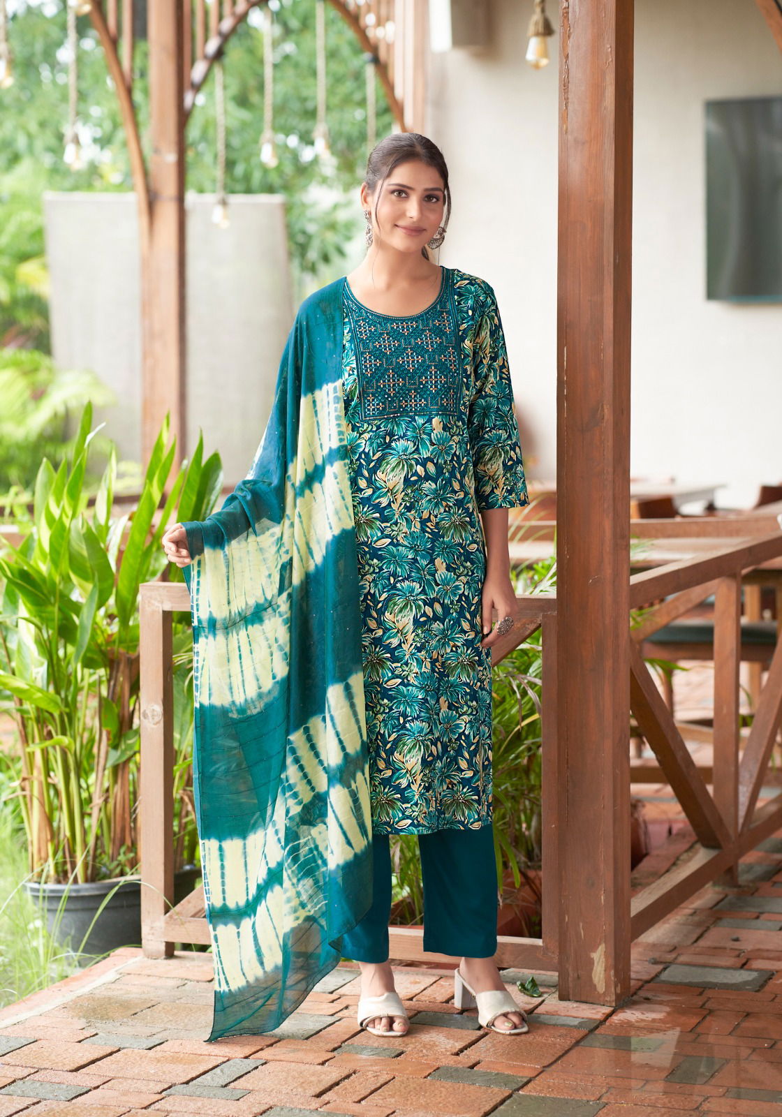 Sabri Vol 3 By Mystic 9 Rayon Printed Kurti With Bottom Dupatta Wholesale Market in Surat

